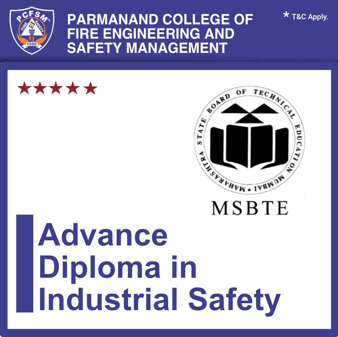 Advanced Diploma In Industrial Safety Course Fees